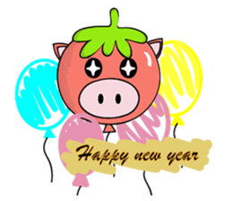 TOMATO PIG sticker #14801171