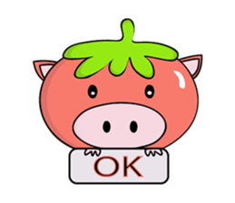 TOMATO PIG sticker #14801172
