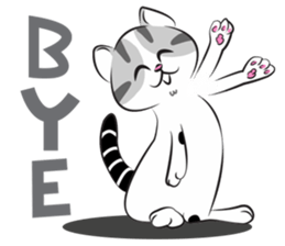 Platoo funny cat sticker #14802392