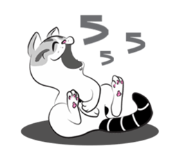 Platoo funny cat sticker #14802394