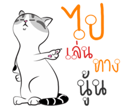Platoo funny cat sticker #14802405