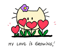 Dinkyneko & Friends #9 _LOVE (anime) sticker #14802414