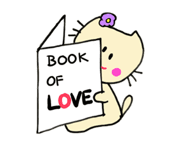 Dinkyneko & Friends #9 _LOVE (anime) sticker #14802416