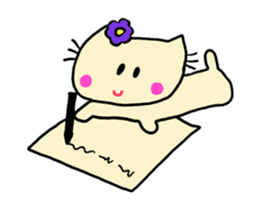 Dinkyneko & Friends #9 _LOVE (anime) sticker #14802417