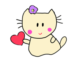 Dinkyneko & Friends #9 _LOVE (anime) sticker #14802419