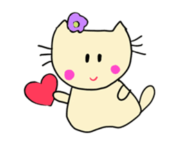 Dinkyneko & Friends #9 _LOVE (anime) sticker #14802419