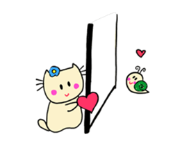 Dinkyneko & Friends #9 _LOVE (anime) sticker #14802421
