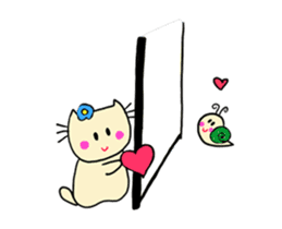 Dinkyneko & Friends #9 _LOVE (anime) sticker #14802421
