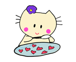 Dinkyneko & Friends #9 _LOVE (anime) sticker #14802422