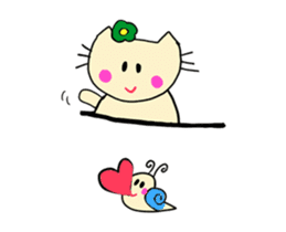 Dinkyneko & Friends #9 _LOVE (anime) sticker #14802423