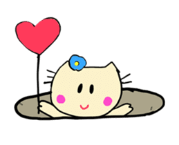 Dinkyneko & Friends #9 _LOVE (anime) sticker #14802428