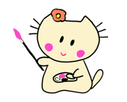 Dinkyneko & Friends #9 _LOVE (anime) sticker #14802434