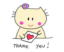 Dinkyneko & Friends #9 _LOVE (anime) sticker #14802435