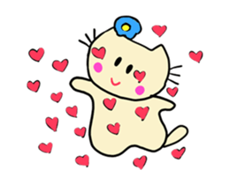 Dinkyneko & Friends #9 _LOVE (anime) sticker #14802437