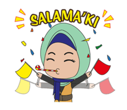 Hijab Makassar sticker #14802477