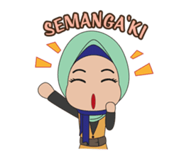 Hijab Makassar sticker #14802478