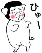 Daily life of a "taka"pig sticker #14804076