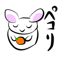 Kagamimochi-Usagi sticker #14804595