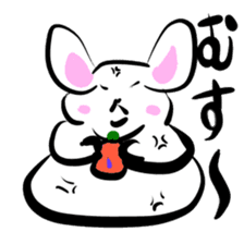Kagamimochi-Usagi sticker #14804604