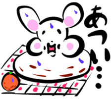 Kagamimochi-Usagi sticker #14804605
