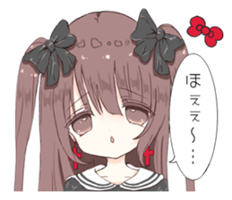 Milk-chan speech bubbles with sticker sticker #14804609