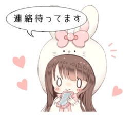 Milk-chan speech bubbles with sticker sticker #14804614