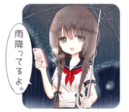 Milk-chan speech bubbles with sticker sticker #14804634