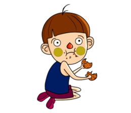 Stupid but Lovely BoySticker sticker #14804769