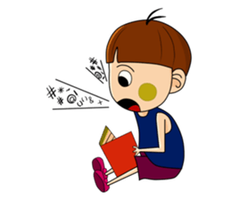 Stupid but Lovely BoySticker sticker #14804770