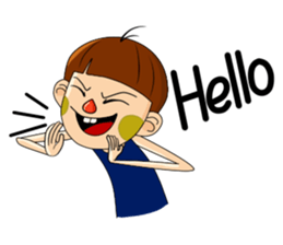 Stupid but Lovely BoySticker sticker #14804780