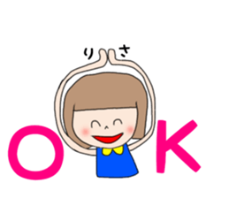 Risa Chan sticker #14804942