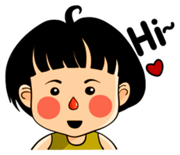 Stupid but Lovely Girl Sticker sticker #14805222