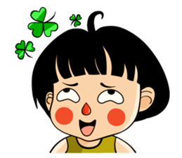 Stupid but Lovely Girl Sticker sticker #14805223