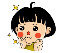 Stupid but Lovely Girl Sticker sticker #14805224