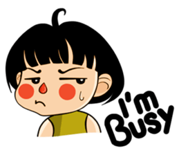 Stupid but Lovely Girl Sticker sticker #14805225