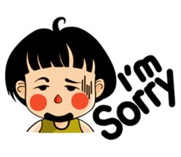 Stupid but Lovely Girl Sticker sticker #14805227