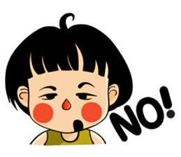 Stupid but Lovely Girl Sticker sticker #14805228