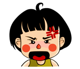 Stupid but Lovely Girl Sticker sticker #14805229