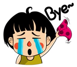 Stupid but Lovely Girl Sticker sticker #14805230