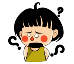 Stupid but Lovely Girl Sticker sticker #14805233