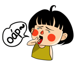 Stupid but Lovely Girl Sticker sticker #14805234