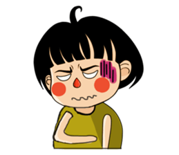 Stupid but Lovely Girl Sticker sticker #14805236