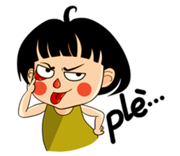 Stupid but Lovely Girl Sticker sticker #14805238