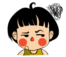 Stupid but Lovely Girl Sticker sticker #14805239