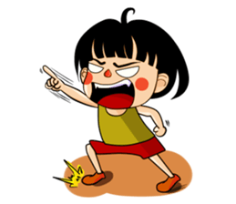 Stupid but Lovely Girl Sticker sticker #14805242