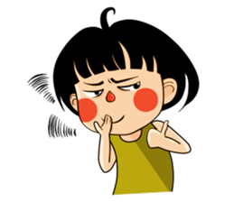 Stupid but Lovely Girl Sticker sticker #14805243