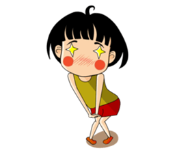 Stupid but Lovely Girl Sticker sticker #14805250