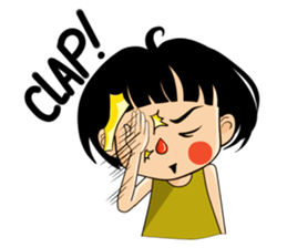 Stupid but Lovely Girl Sticker sticker #14805251