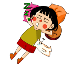 Stupid but Lovely Girl Sticker sticker #14805252