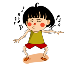 Stupid but Lovely Girl Sticker sticker #14805253